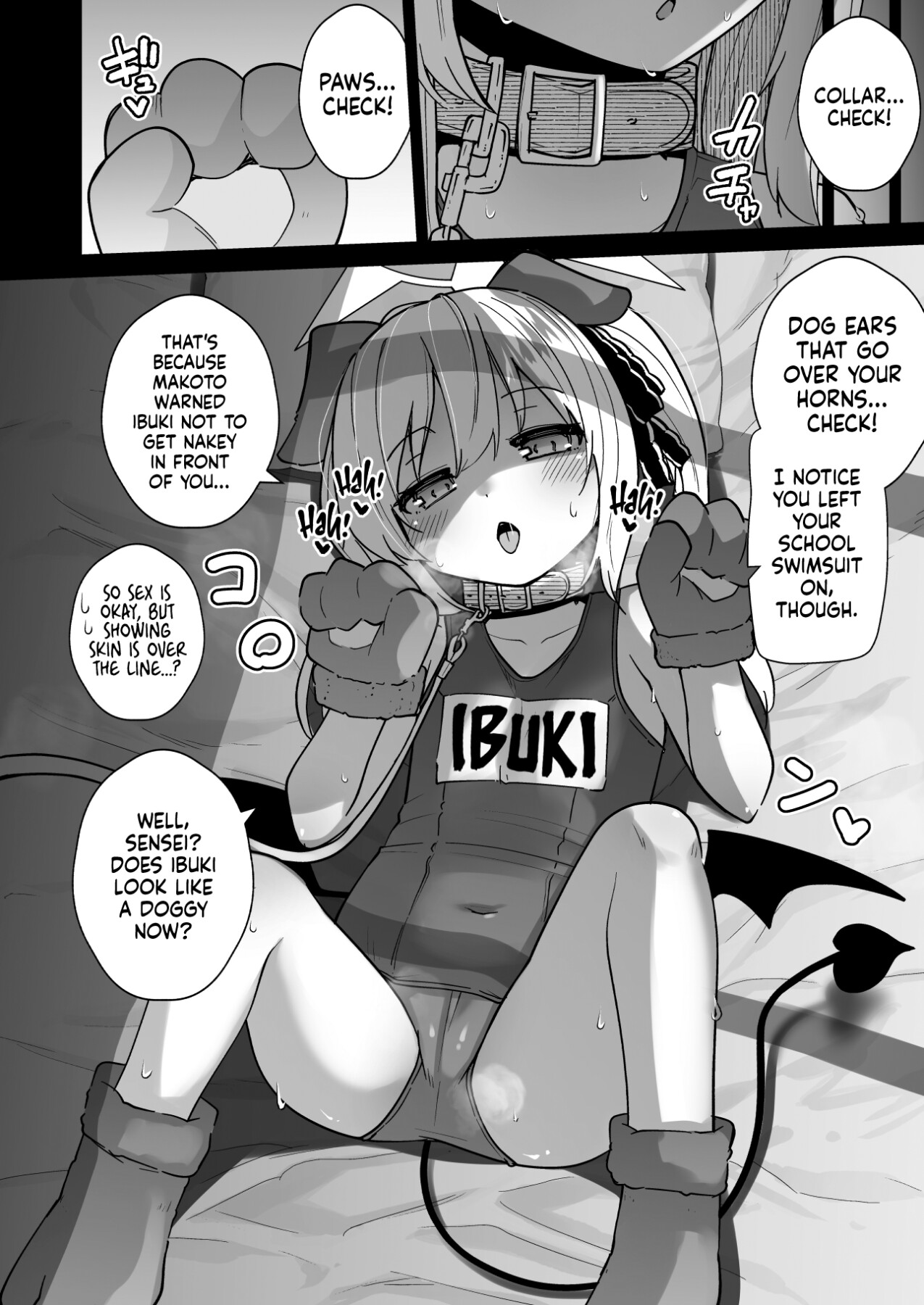 Hentai Manga Comic-Sensei! Do You Wanna Play Pretend Doggies With Ibuki?-Read-17